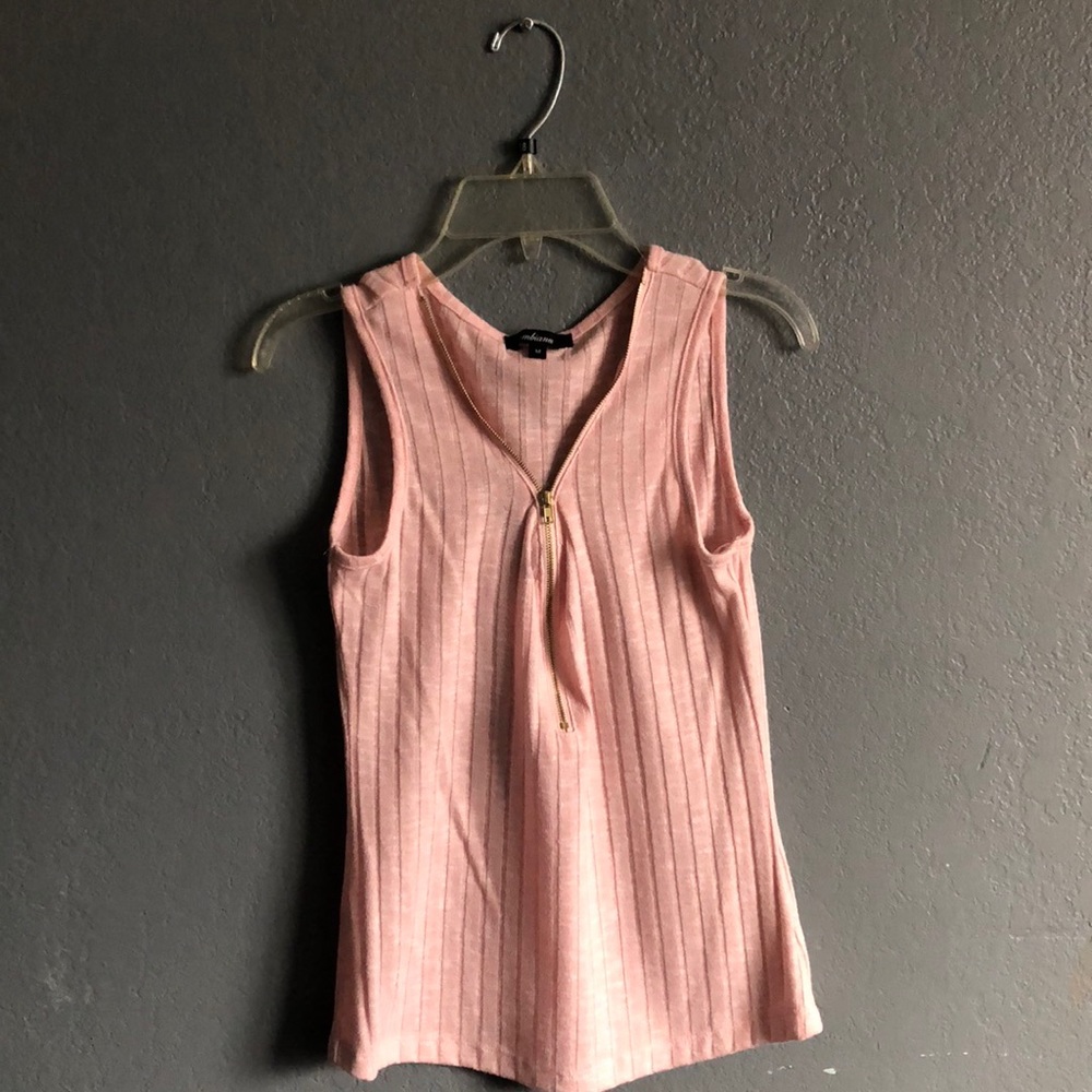 Zipper front top
